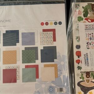 Creative Memories Welcome Gnome designer, paper, pack, and designer stickers